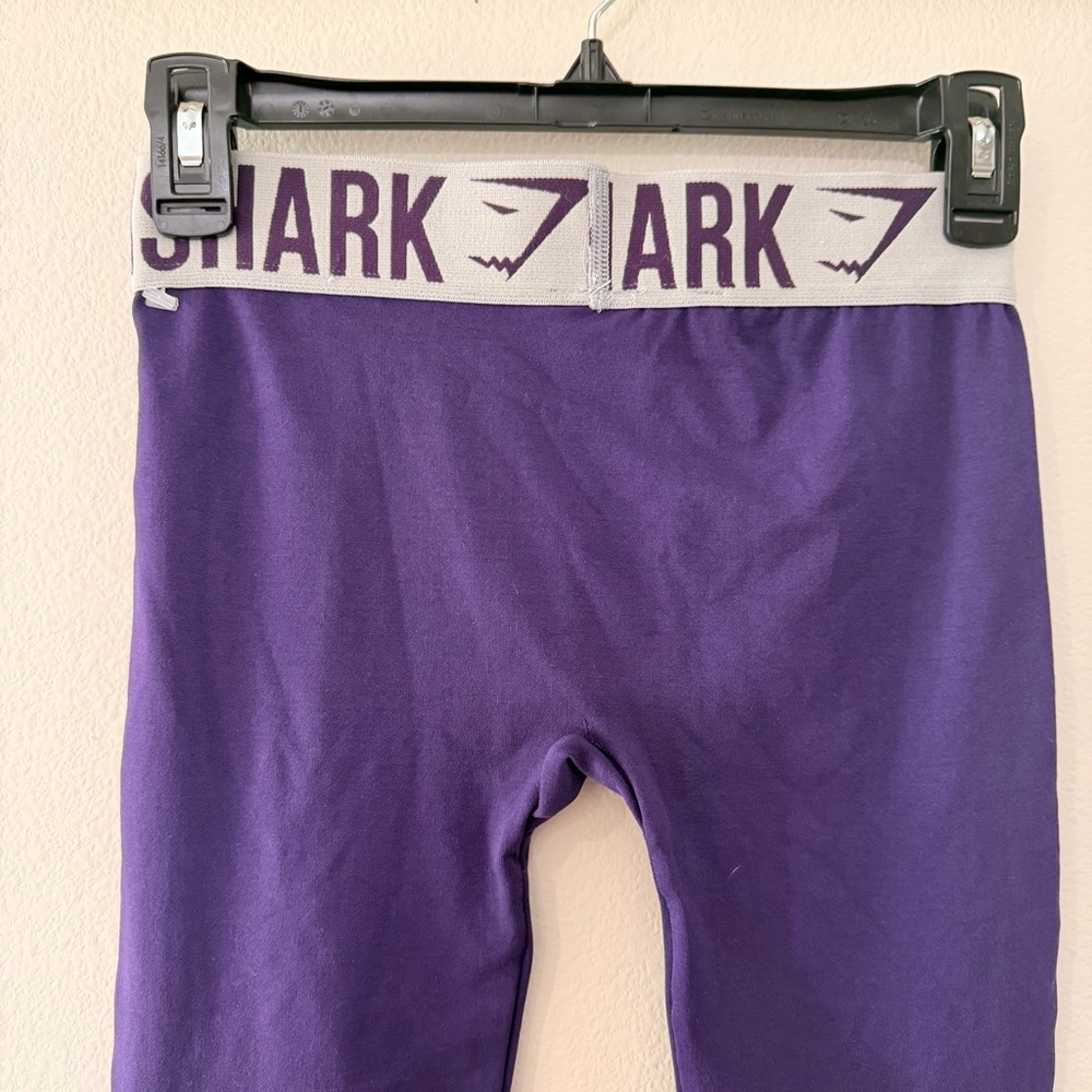 Gymshark High Waisted Leggings Purple Seamless Workout XS Activewear - Picture 4 of 7